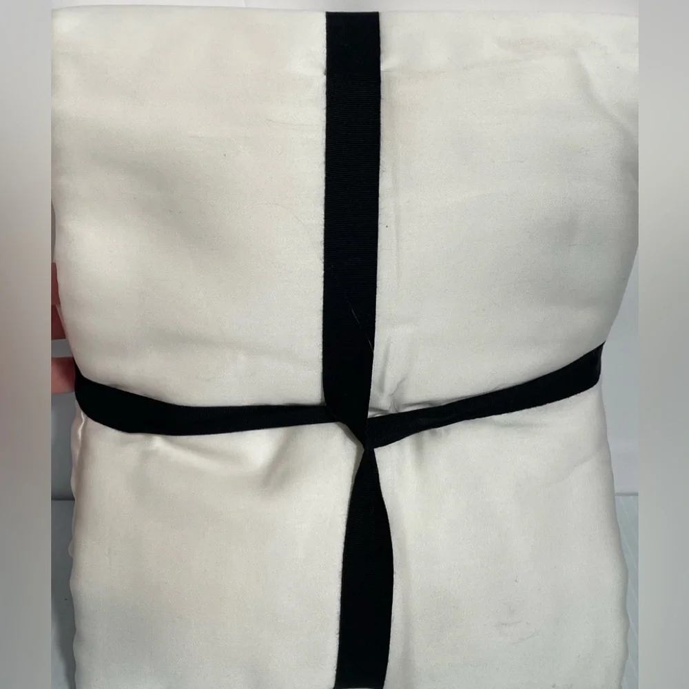 West Elm Silky TENCEL™ Duvet Cover Queen White